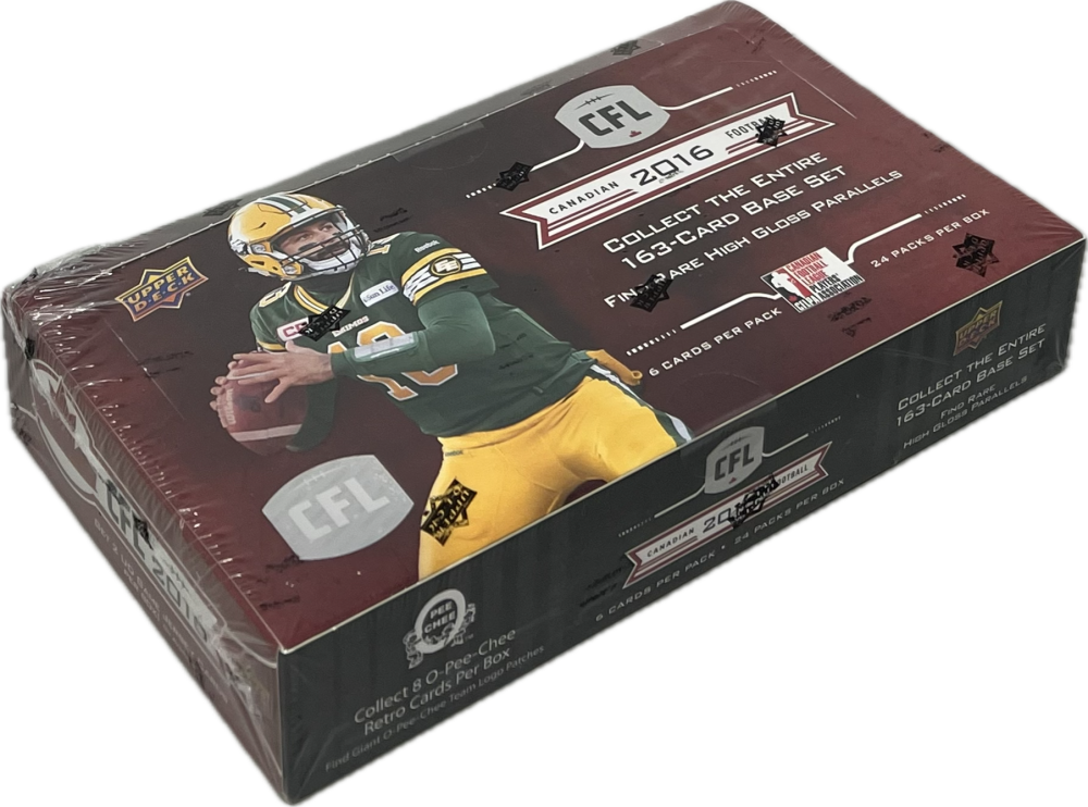 2016 Upper Deck CFL Football Hobby Box  Image 1