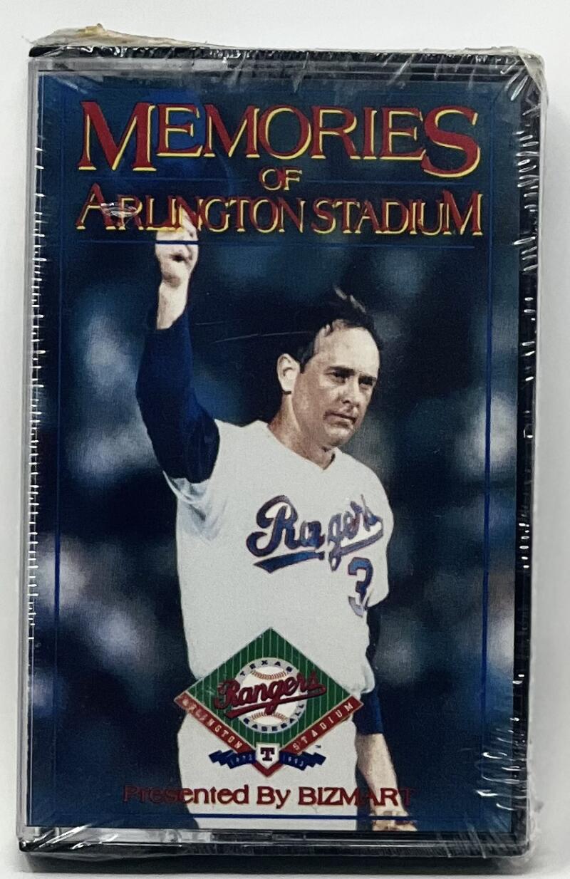 1993 Texas Rangers Nolan Ryan Memories of Arlington Stadium Cassette Tape SGA  Image 1