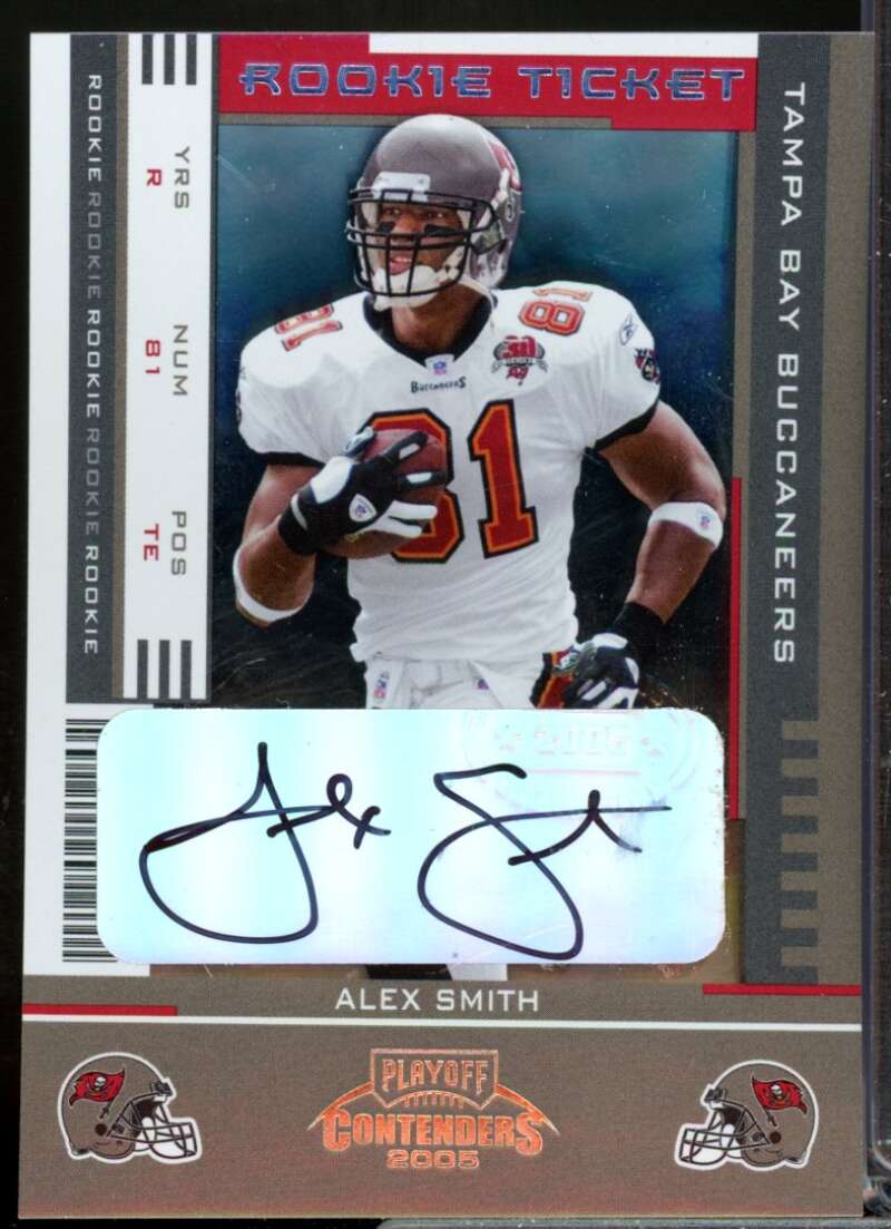 Alex Smith RC Card 2005 Playoff Contenders Rookie Autograph #182  Image 1