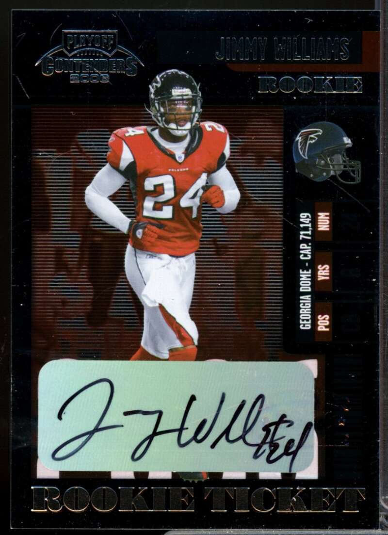 Jimmy Williams RC Card 2006 Playoff Contenders Rookie Autograph #212  Image 1
