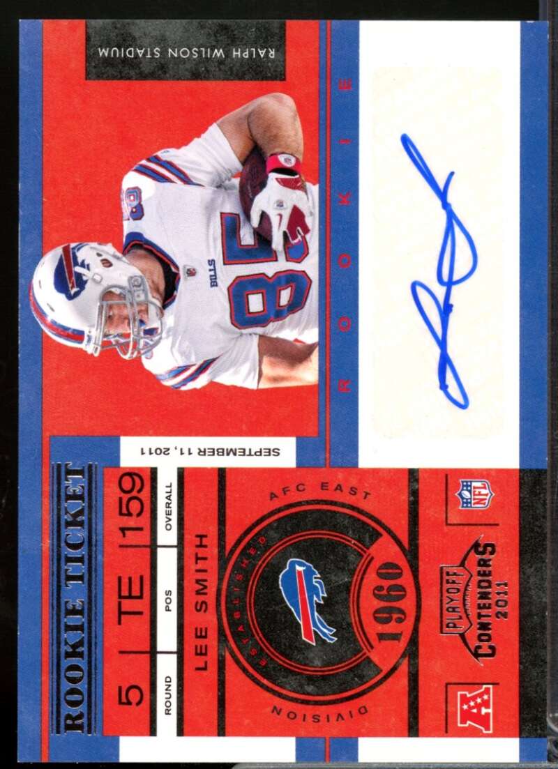 Lee Smith RC Card 2011 Playoff Contenders Rookie Autograph #153  Image 1