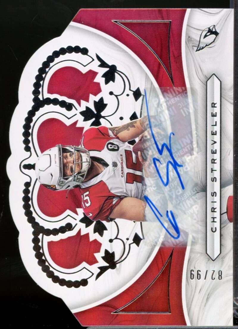 Chris Streveler /99 Card 2020 Crown Royale Rookie Autographs #33  Image 1