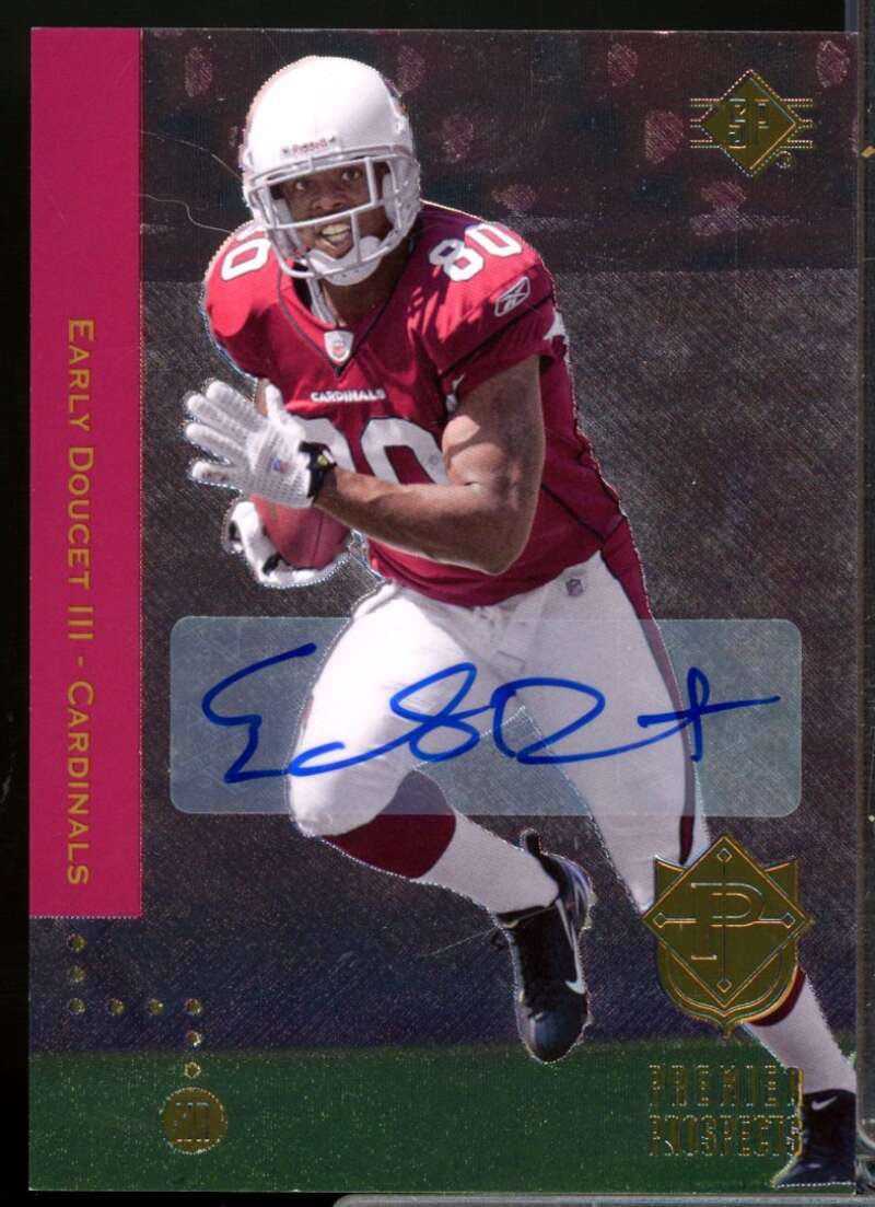 Early Doucet III 1994 Card 2008 SP Rookie Edition Autographs #218  Image 1