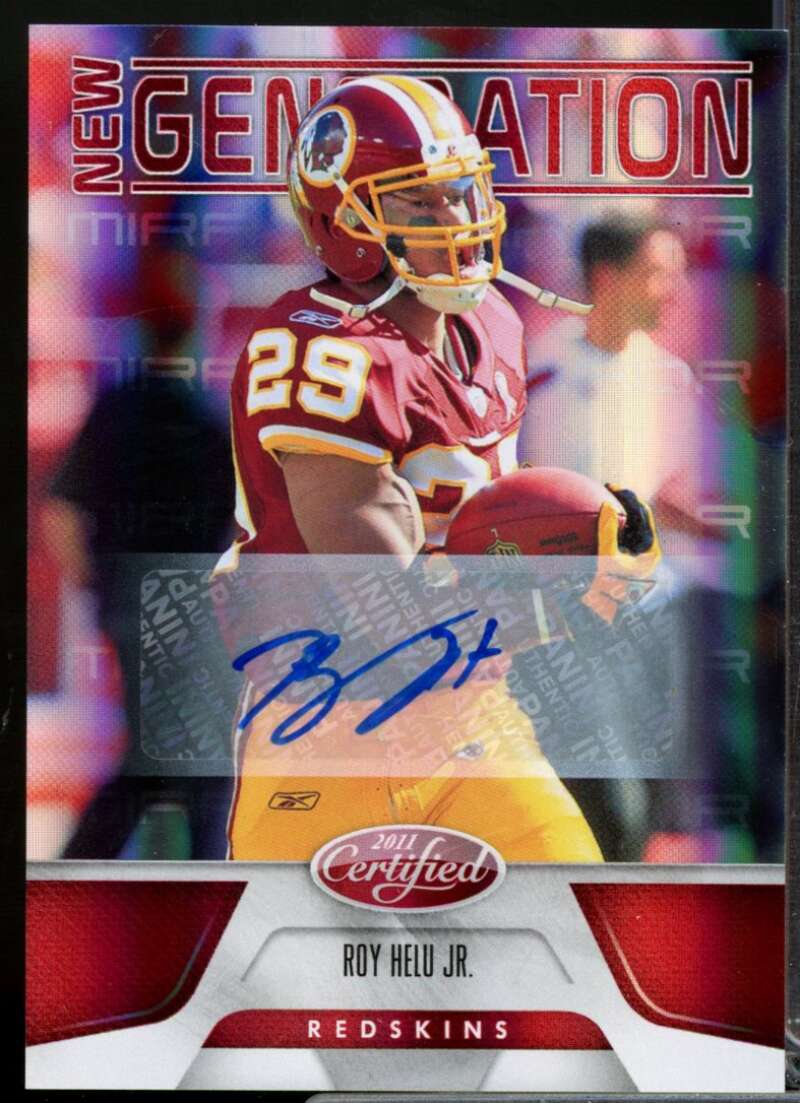 Roy Helu Jr. /250 Card 2011 Certified Mirror Red Autograph #234  Image 1