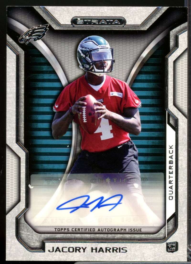 Jacory Harris Card 2012 Topps Strata Rookie Autographs #RAJH  Image 1