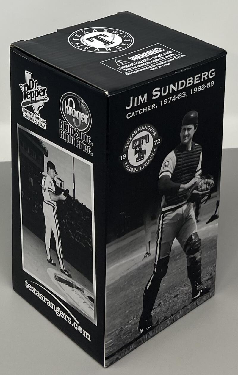 2002 Texas Rangers Alumni Legacy Jim Sundberg  SGA Collectors Bobblehead  Image 4