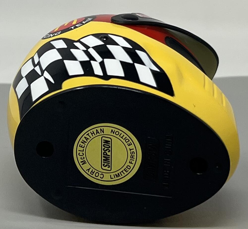 McDonalds NHRA Corey Mac Mini Racing Helmet  Image 5