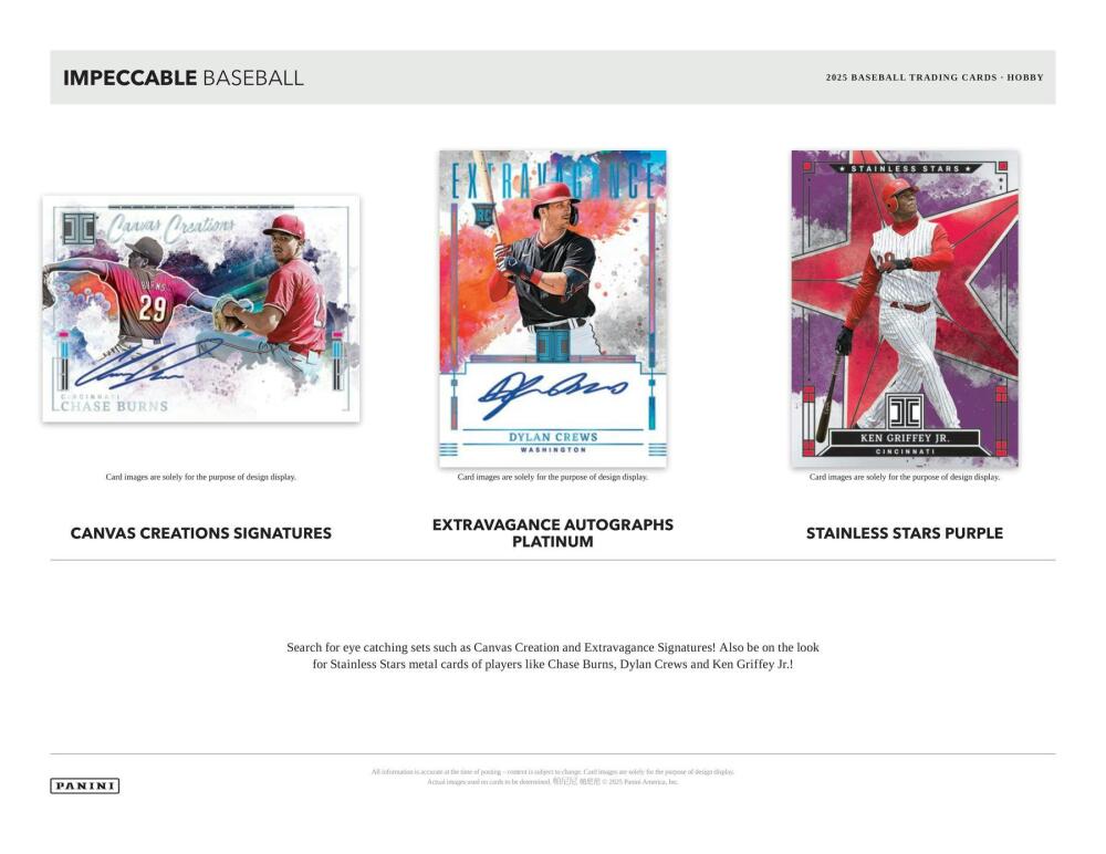2025 Panini Impeccable Baseball Hobby Box Image 5