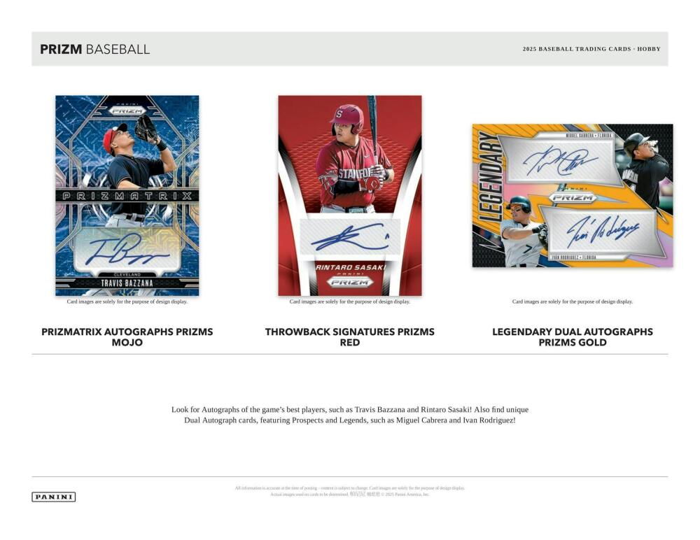 2025 Panini Prizm Baseball Hobby Box Image 5