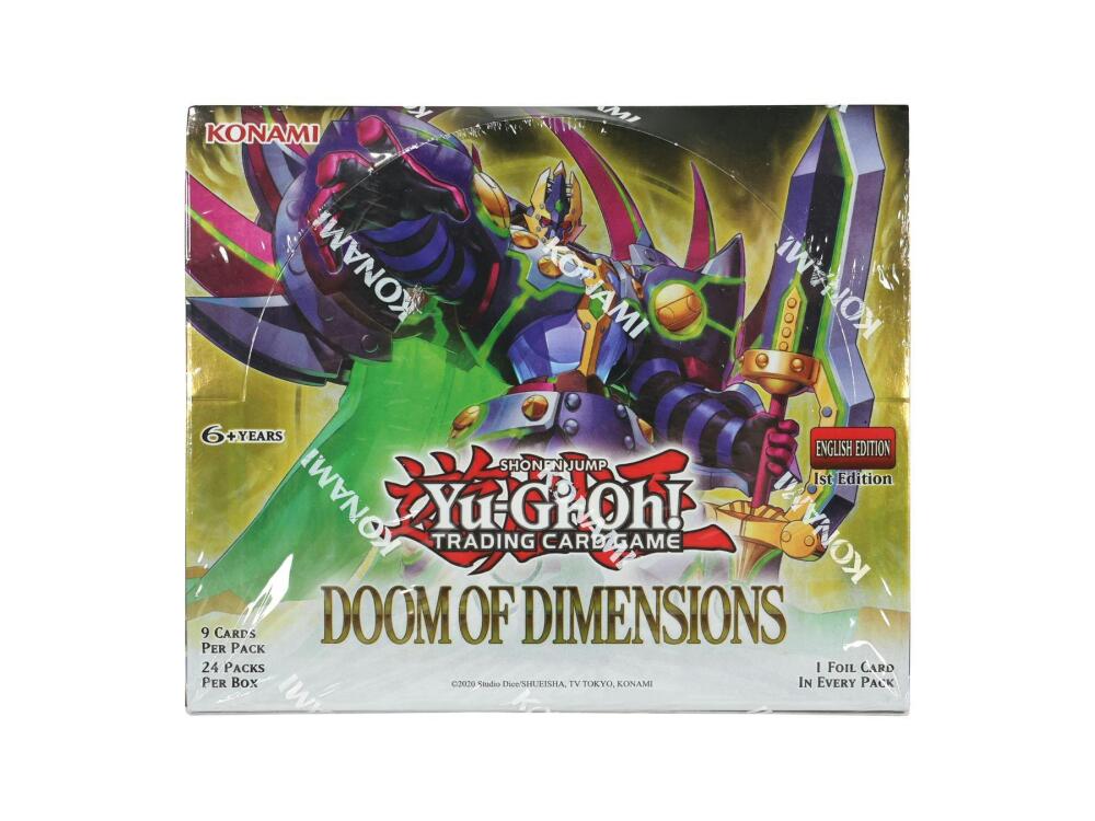 2020 Yu-Gi-Oh Doom of Dimensions Booster Box Image 1