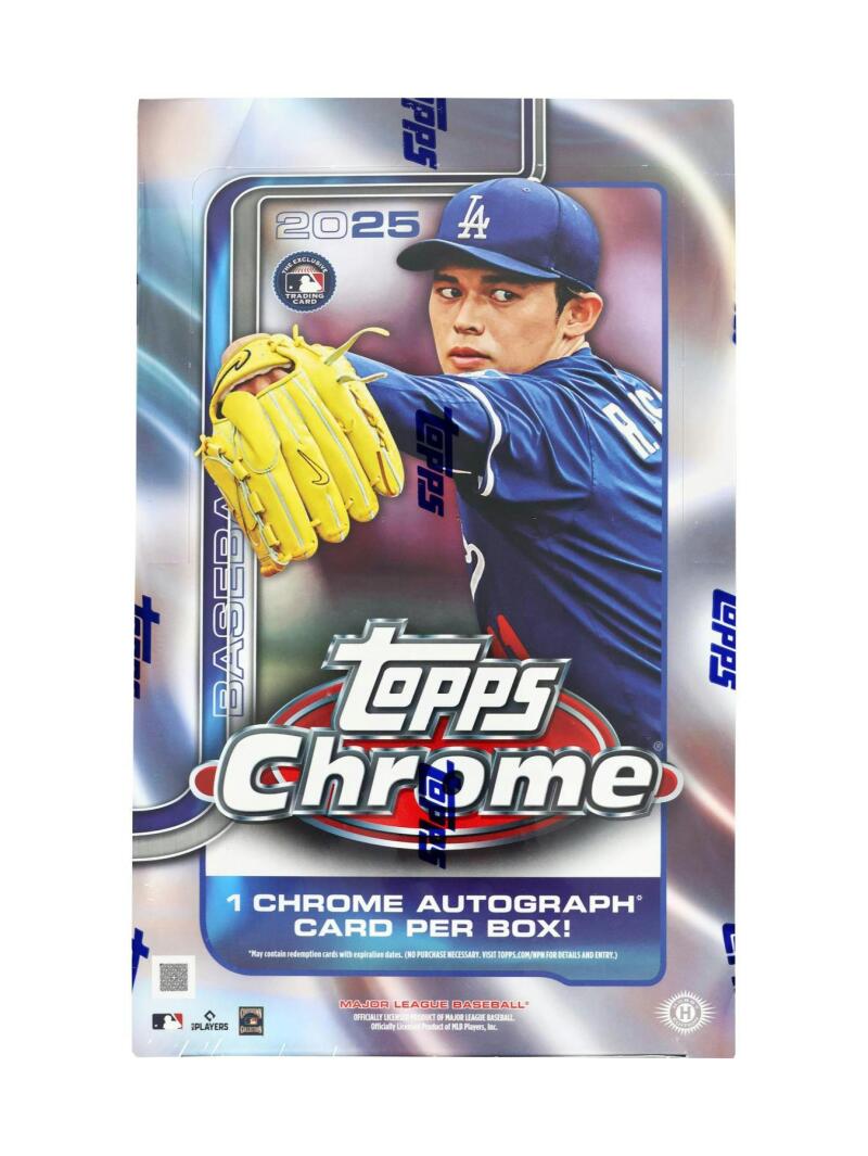 2025 Topps Chrome Baseball Hobby Box Image 1