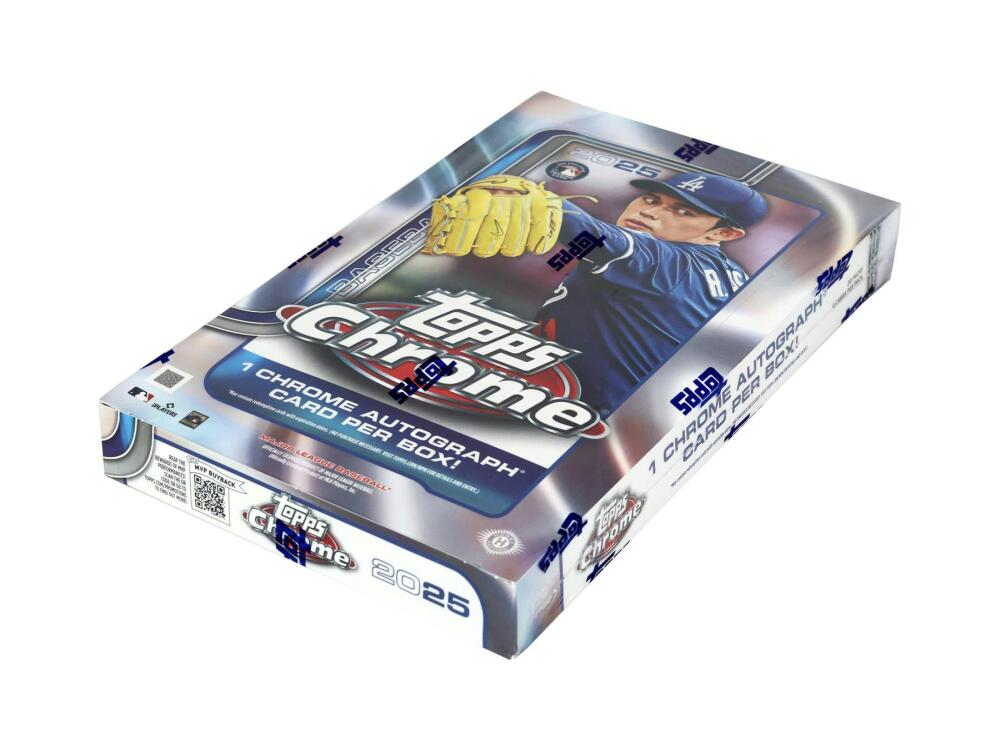 2025 Topps Chrome Baseball Hobby Box Image 2