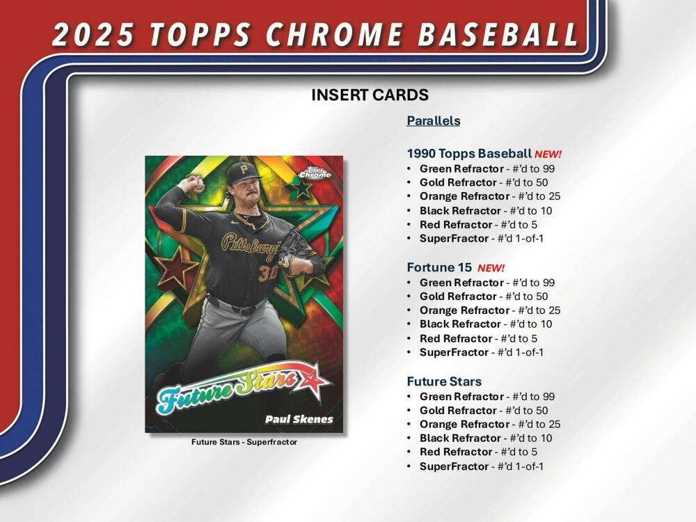 2025 Topps Chrome Baseball Hobby Box Image 5