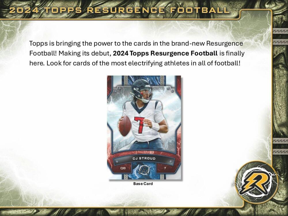2024 Topps Resurgence Football Hobby Box Image 3