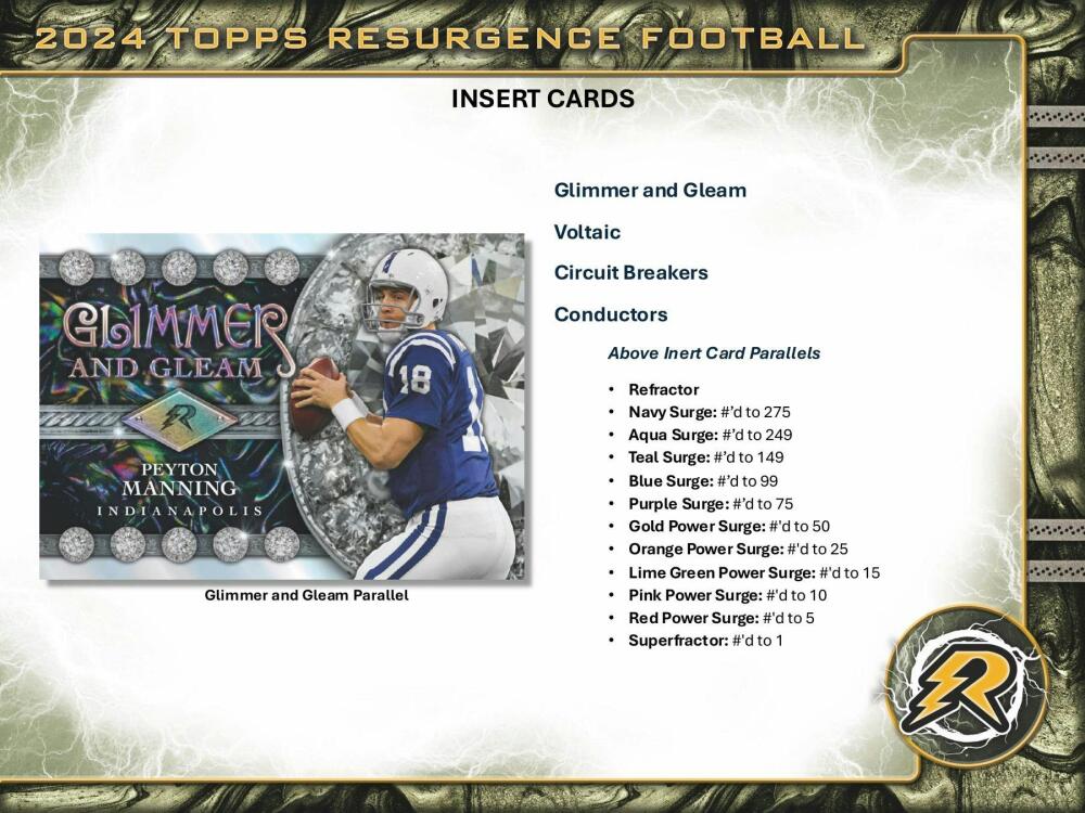 2024 Topps Resurgence Football Hobby Box Image 5