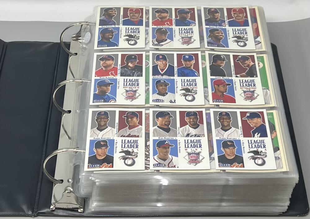 2000 Fleer Tradition Baseball Complete Binder Set 1-450 Update Set 1-150 Image 1
