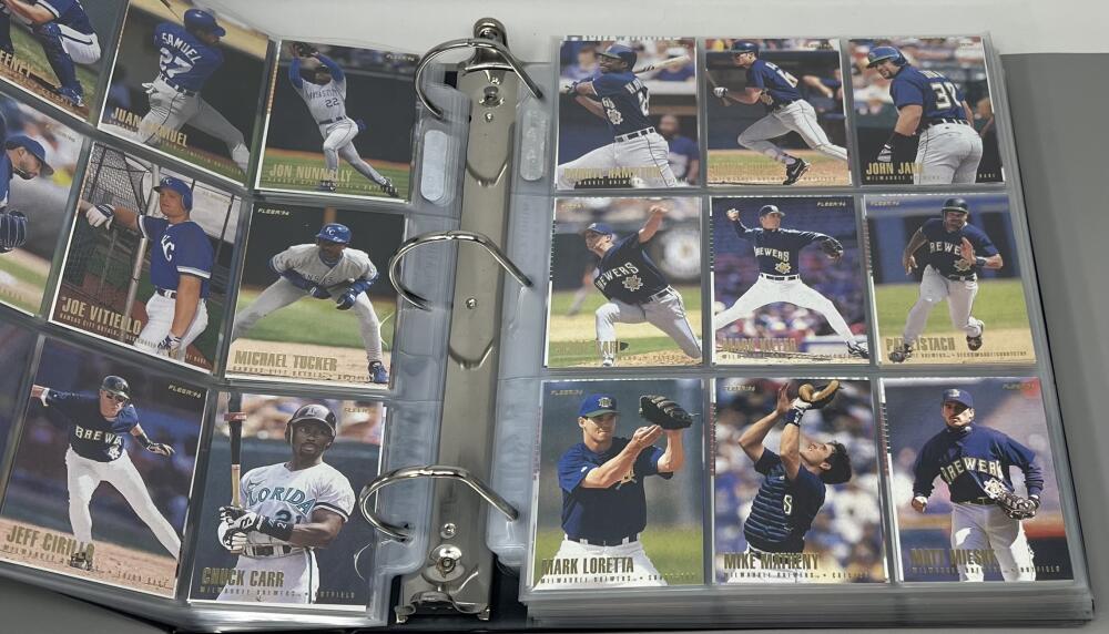 1996 Fleer Baseball Complete Binder Set 1-600 Image 2