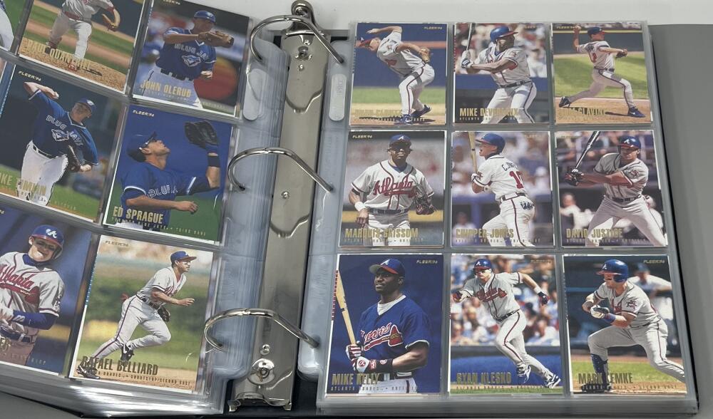 1996 Fleer Baseball Complete Binder Set 1-600 Image 3