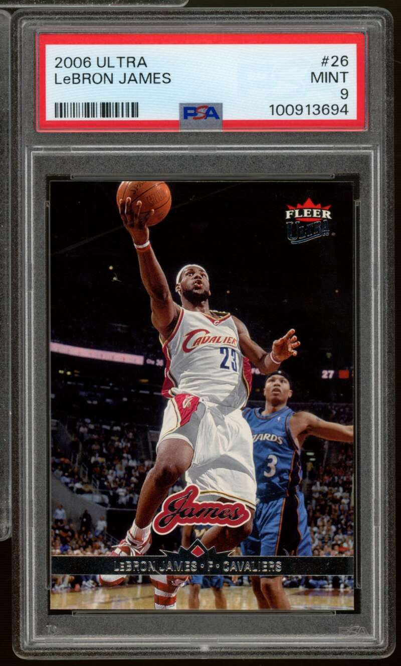 LeBron James Card 2006-07 Ultra #26 PSA 9 Image 1