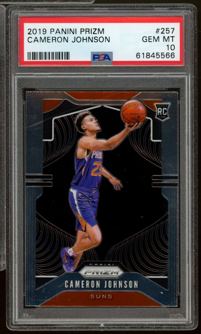 Cameron Johnson Rookie Card 2019-20 Panini Prizm #257 PSA 10 Image 1