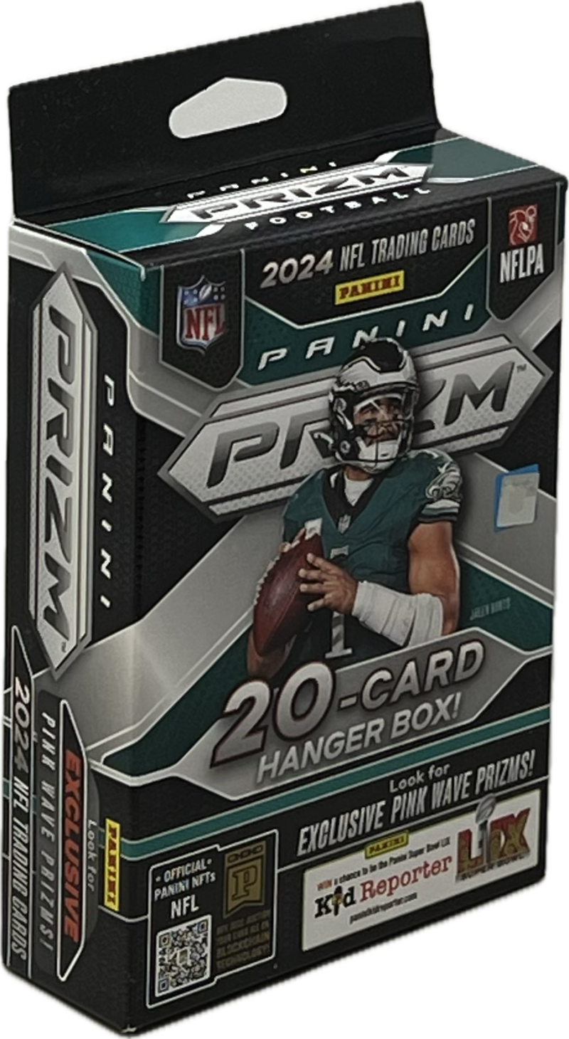 2024 Panini Prizm Football 20-Card Hanger Box ( Pink Wave Prizms!) Image 1