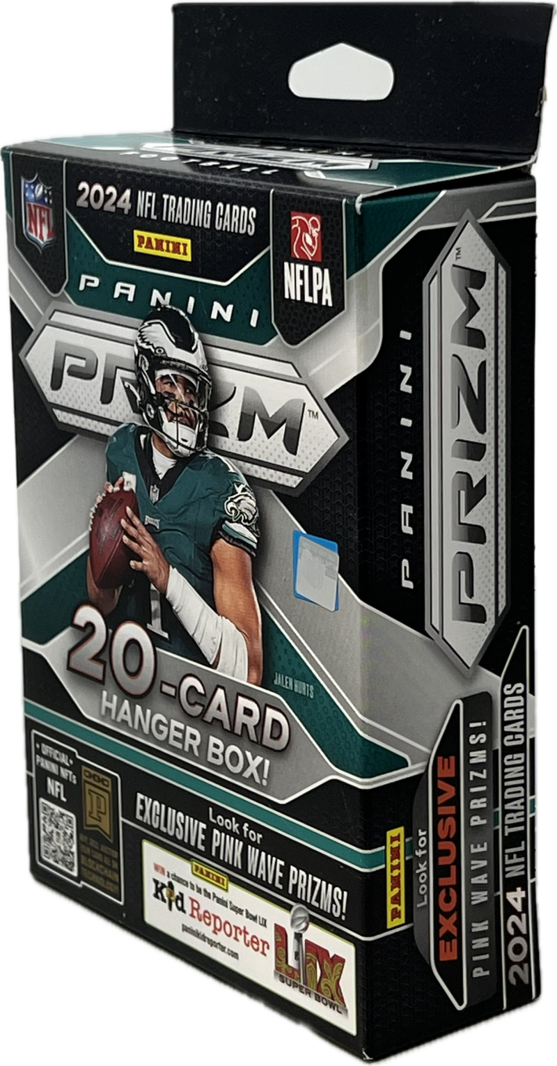 2024 Panini Prizm Football 20-Card Hanger Box ( Pink Wave Prizms!) Image 2
