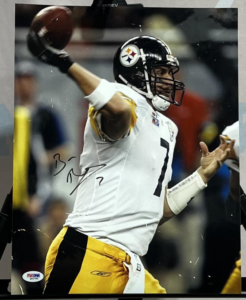 Ben Roethlisberger Autographed Signed 11x14 Steelers Photo PSA/DNA Authentic Image 1