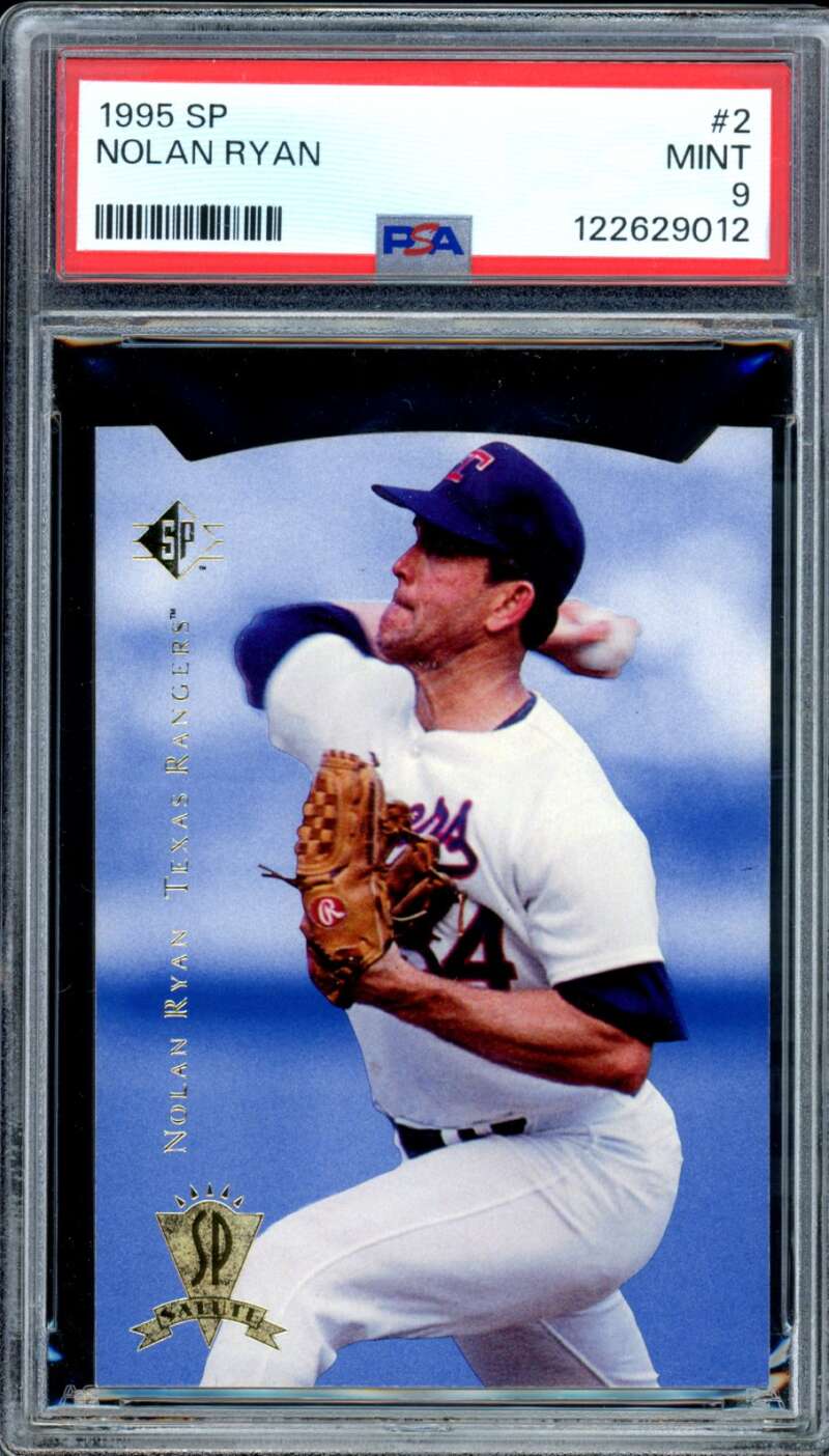 Nolan Ryan Card 1995 SP #2 PSA 9 Image 1