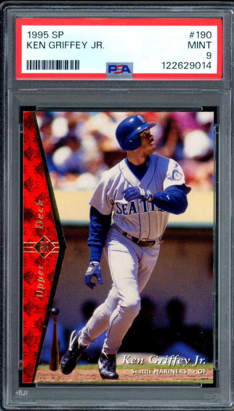 Ken Griffey Jr. Card 1995 SP #190 PSA 9 Image 1