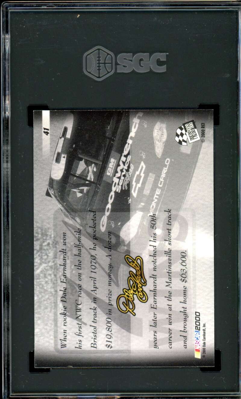 Dale Earnhardt Card 2000 Press Pass VIP #41 SGC 8.5 Image 2