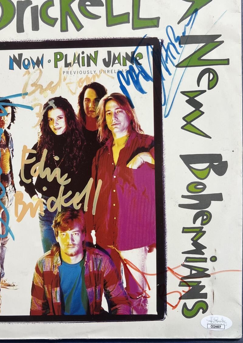 Edie Brickell & New Bohemians Autograph Signed Album Cover JSA Authentic Image 2