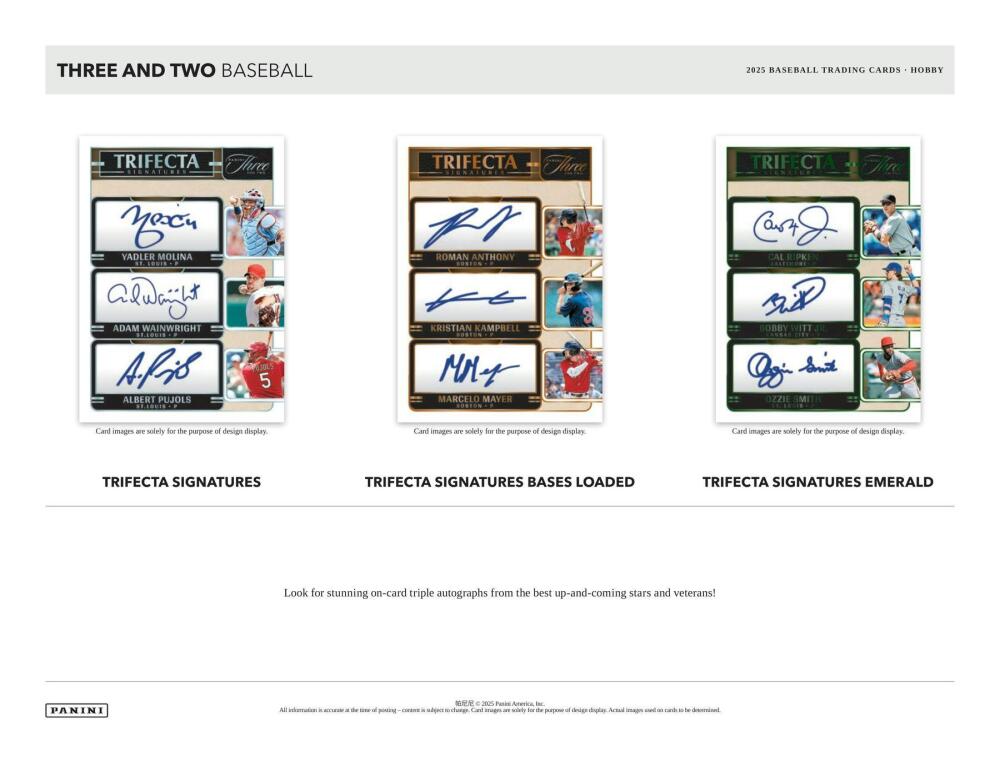 2025 Panini Three and Two Baseball Hobby Box Image 4