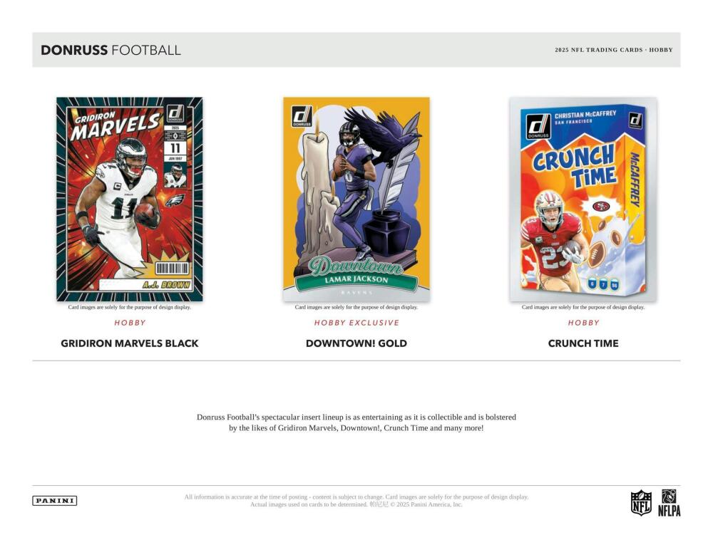 2025 Panini Donruss Football Hobby Box Image 5