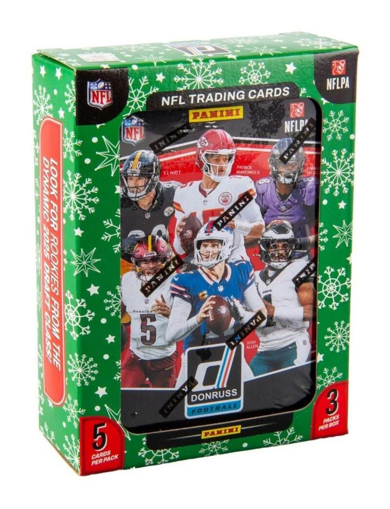 2025 Panini Donruss Football Winter Holiday Tin (Box)  Image 1