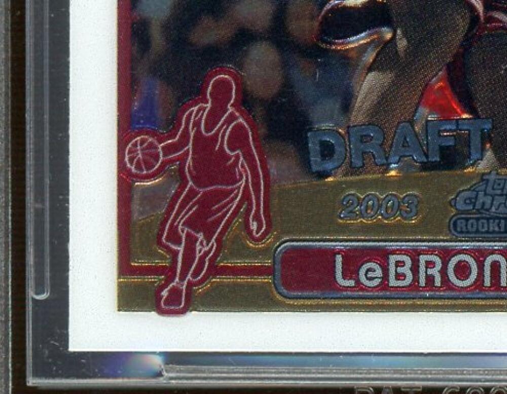 LeBron James Rookie Card 2003-04 Topps Chrome #111 BGS 9.5 Image 5