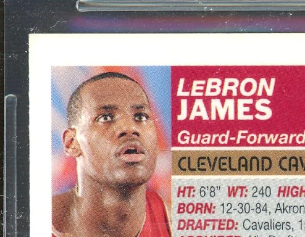 LeBron James Rookie Card 2003-04 Topps Chrome #111 BGS 9.5 Image 7