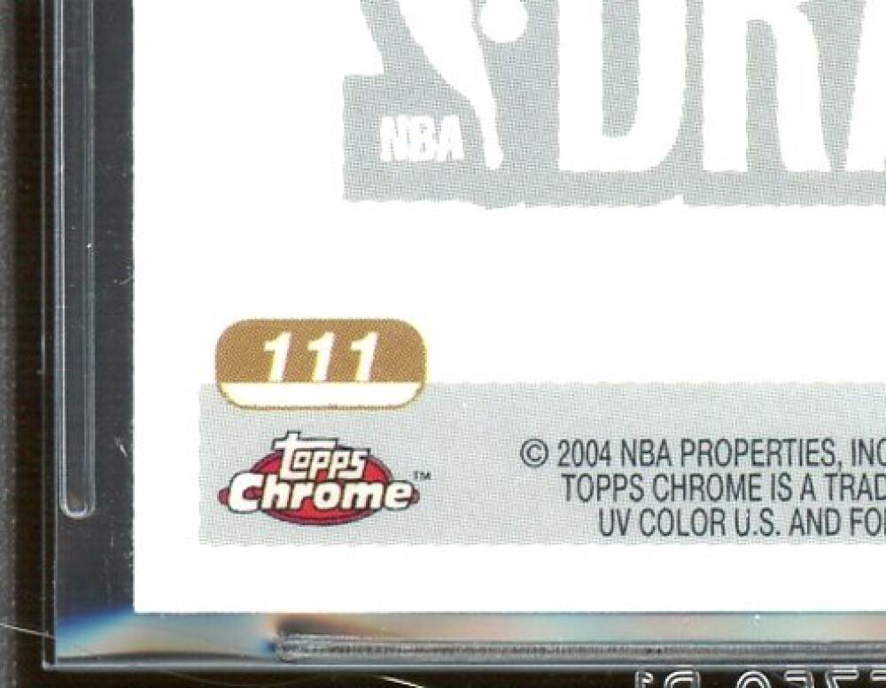 LeBron James Rookie Card 2003-04 Topps Chrome #111 BGS 9.5 Image 9