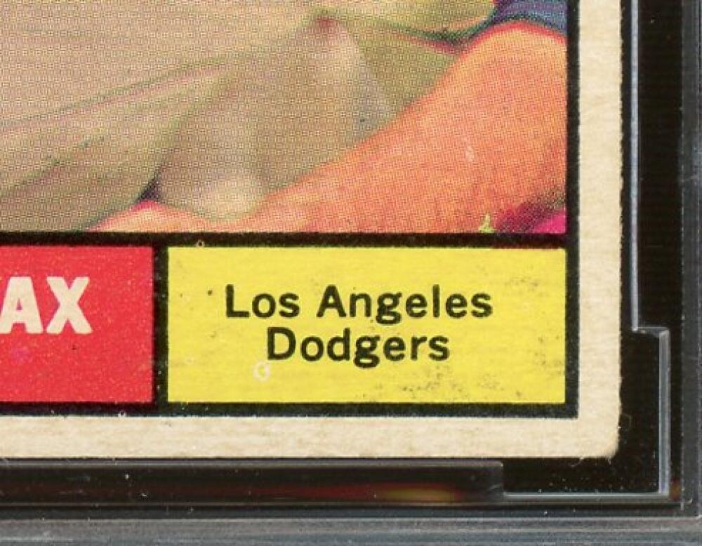 1961 Topps #344 Sandy Koufax Card BGS BCCG 8 Excellent+ Image 6