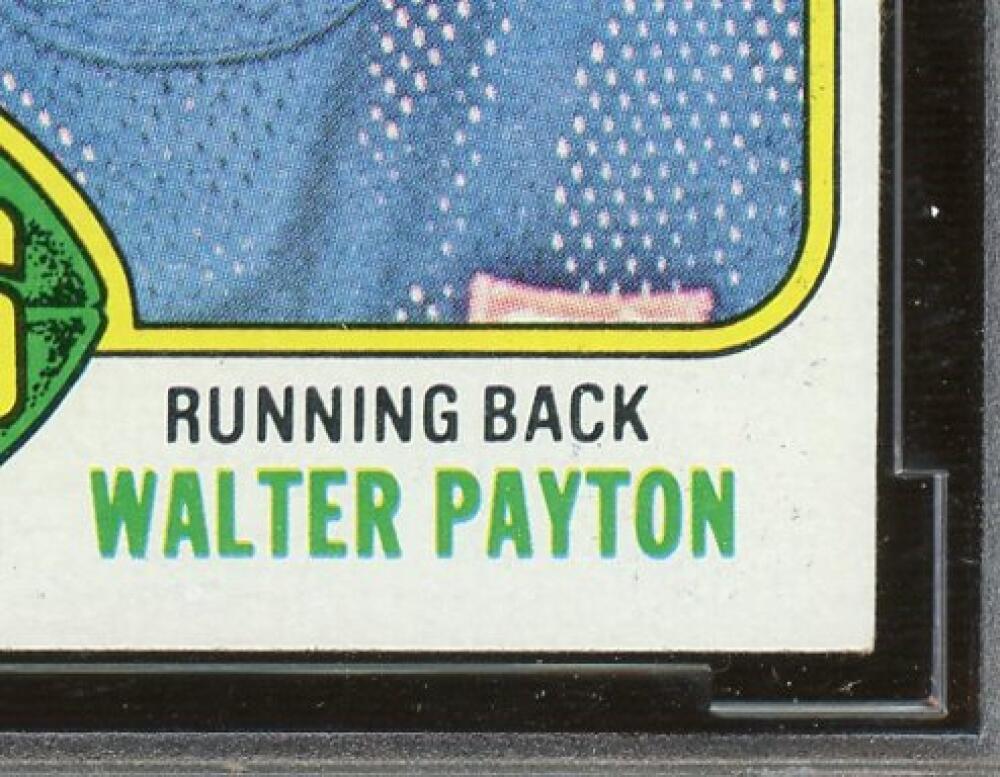 1976 Topps #148 Walter Payton Rookie Card BGS BCCG 9 Near Mint+ Image 6