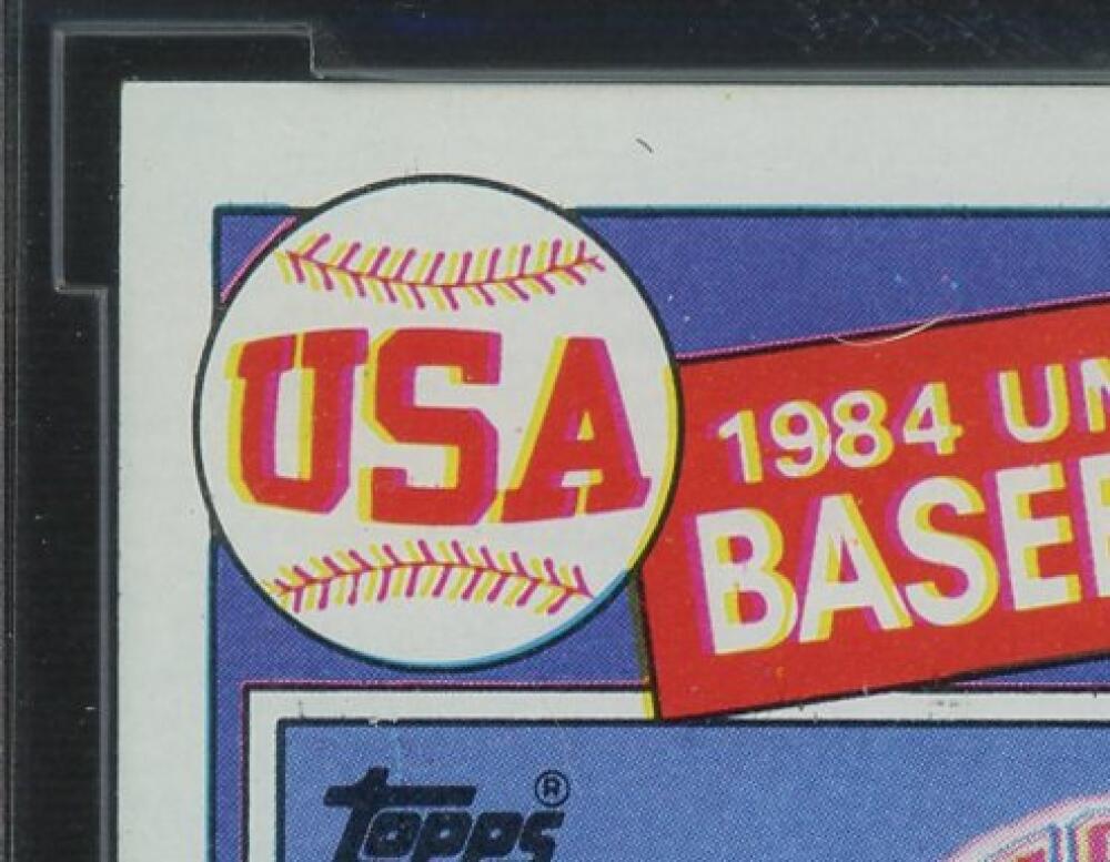 1985 Topps #401 Mark McGwire Rookie Card BGS BCCG 10 Mint+ Image 3