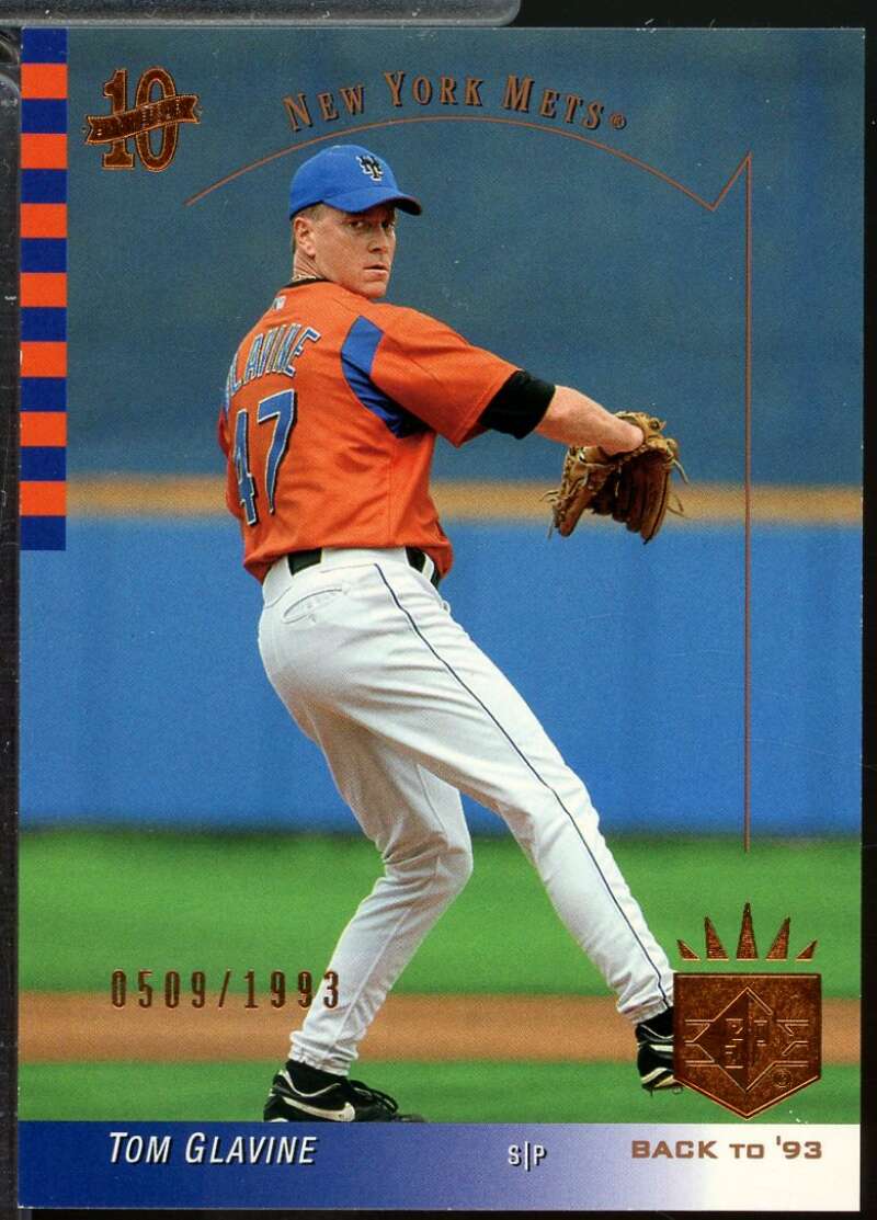 Tom Glavine Card 2003 SP Authentic Back to '93 /1993 #138  Image 1