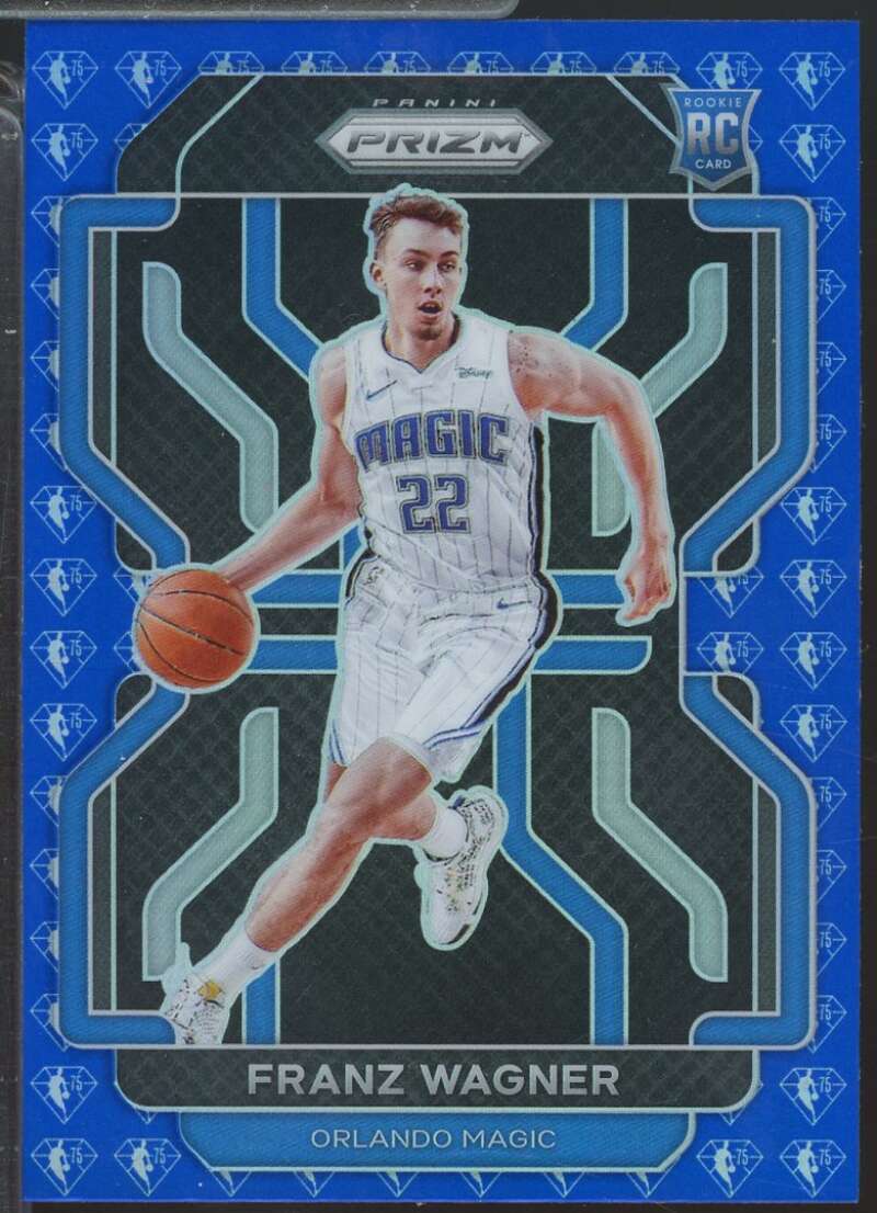 Franz Wagner Rookie Card 2021-22 Panini Prizm NBA 75th Anniversary #310  Image 1