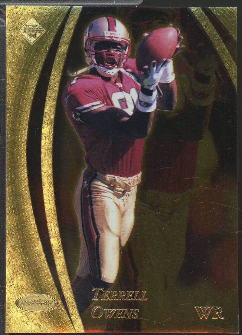 Terrell Owens Card 1998 Collector's Edge Masters 50-point Gold /150 #147  Image 1