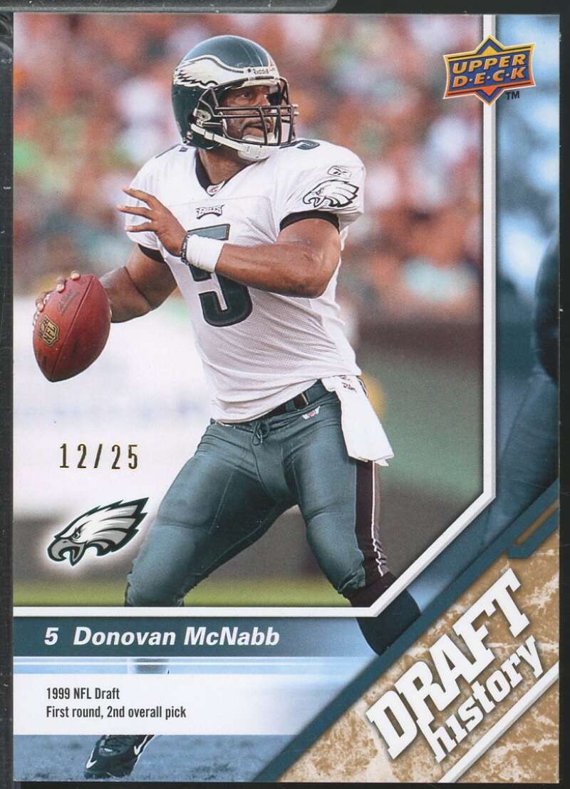 Donovan McNabb Card 2009 Upper Deck Draft Edition Copper /25 #200  Image 1