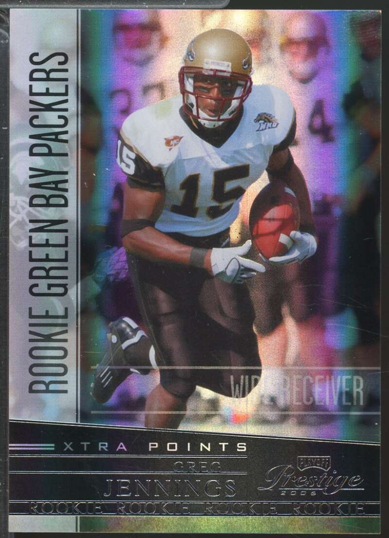 Greg Jennings Rookie Card 2006 Playoff Prestige Xtra Points Black /25 #192  Image 1