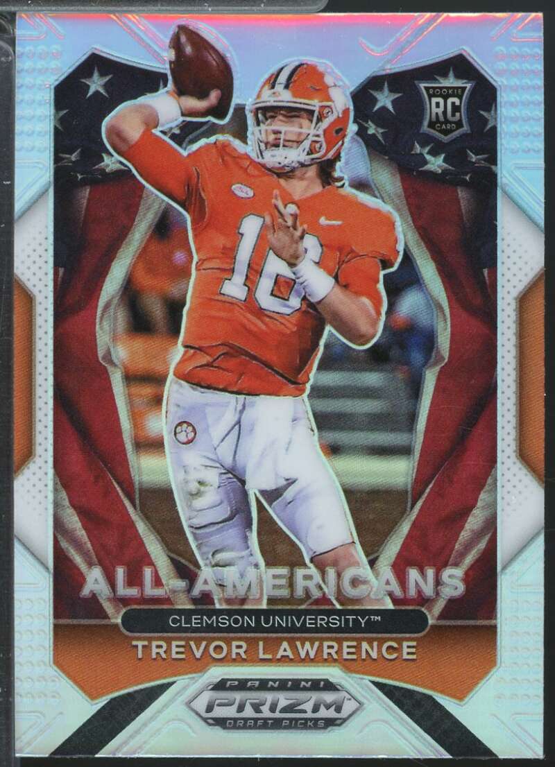 Trevor Lawrence Rookie 2021 Panini Prizm Draft Picks All-Americans Silver #181  Image 1