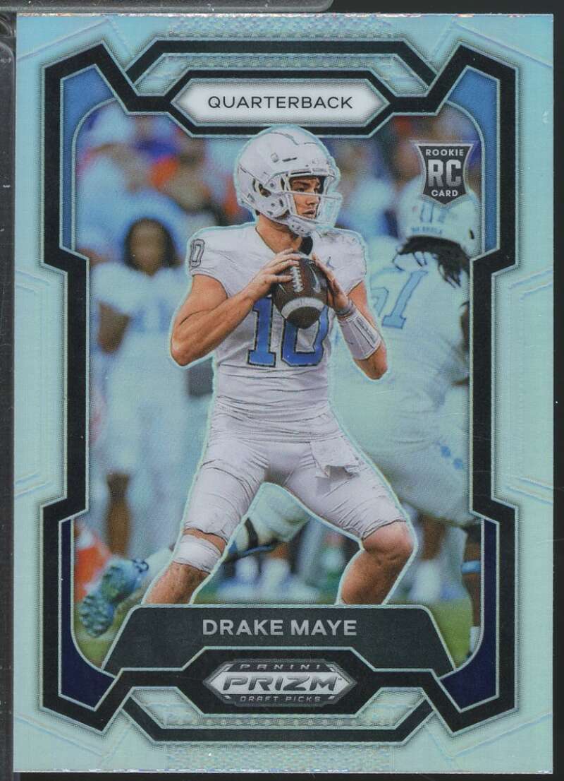 Drake Maye Rookie Card 2024 Panini Prizm Draft Picks Silver #103  Image 1