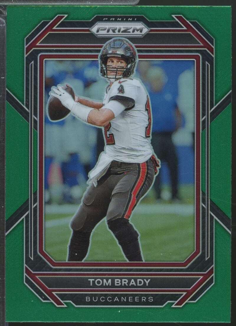 Tom Brady Card 2022 Panini Prizm Green #273  Image 1