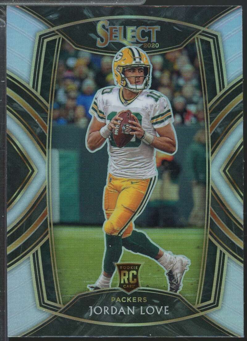 Jordan Love Rookie Card 2020 Select Prizm Silver #247  Image 1