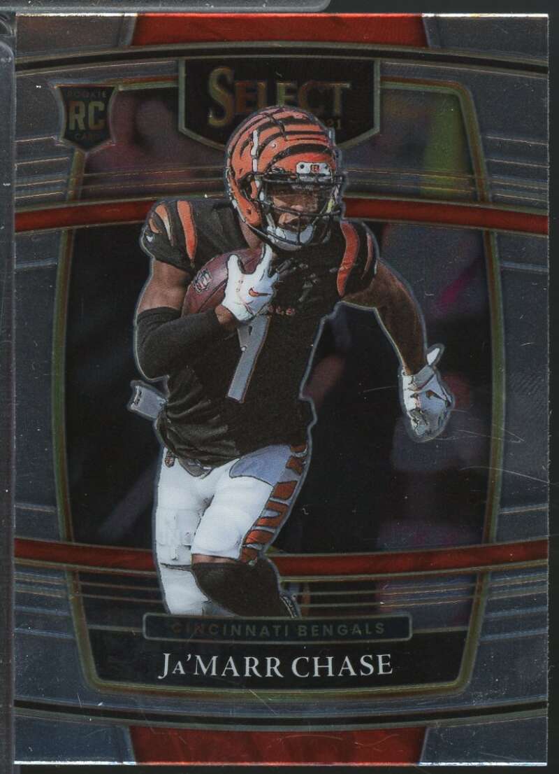 Ja'Marr Chase Rookie Card 2021 Select #47  Image 1